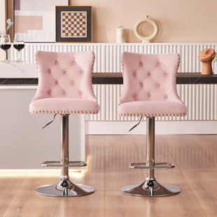 Light pink bar online stools